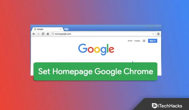 Een startpagina instellen in Google Chrome