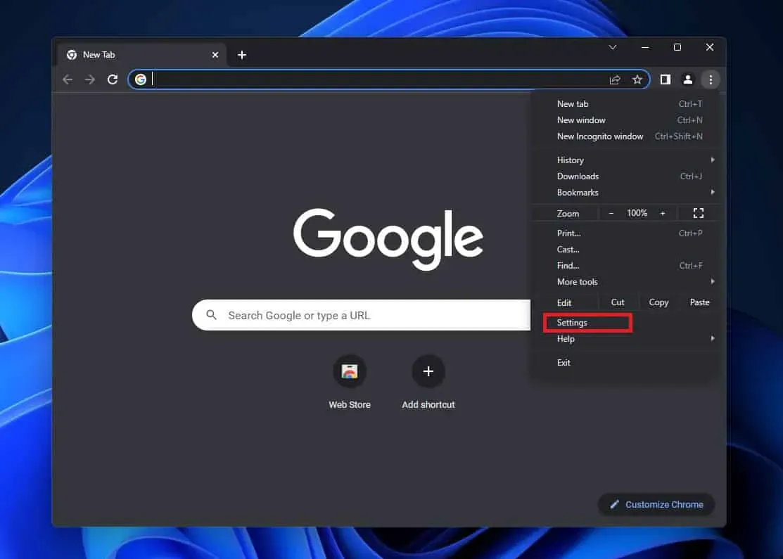 Reparer Google Chrome Er hukommelsesfejl på Windows 11?