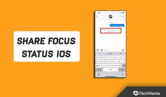 Como compartilhar status de foco com contatos no iPhone/iPad