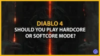 Ska du spela Hardcore eller Softcore Mode i Diablo 4? (Besvarade)