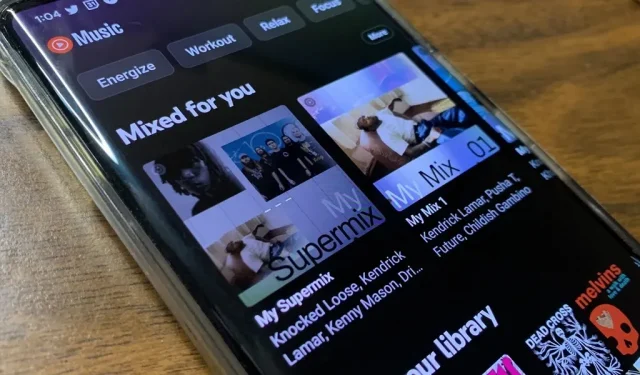 Så här blandar du YouTube Music-spellistor i gränssnittet för nya spellistor