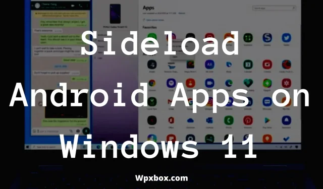 Android-apps downloaden op Windows 11