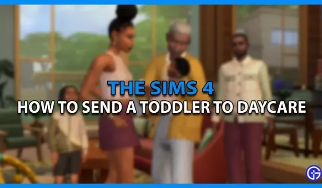 The Sims 4에서 유아를 탁아소에 보내는 방법