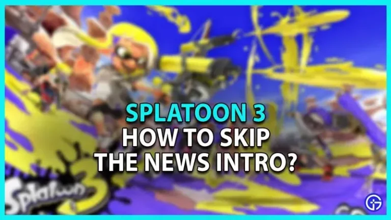 Splatoon 3: How to Skip the News Intro