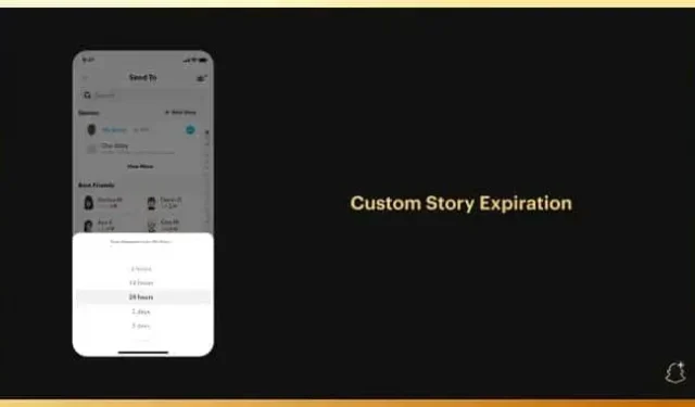 Snapchat allows subscribers to determine when their Stories expire