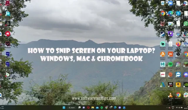 ¿Cómo tomar una captura de pantalla en una computadora portátil?