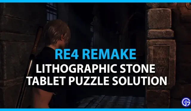 Resident Evil 4 Remake Stone Tablet galvosūkis: kaip išspręsti