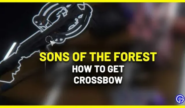 Come ottenere una balestra in Sons Of The Forest (posizione)