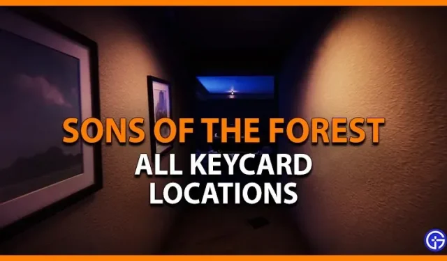 Sons Of The Forest Keycard -paikat: Palvelu, VIP ja Vieras