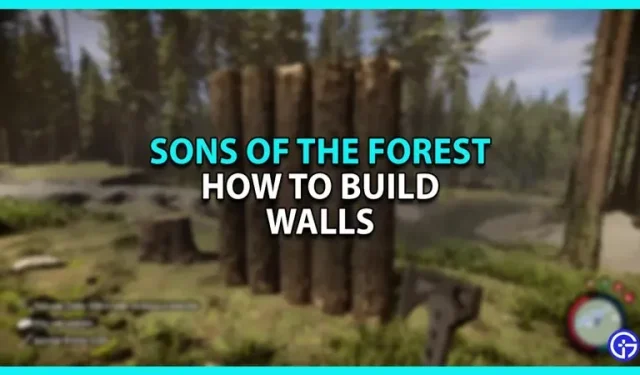 Hvordan man bygger vægge i Sons Of The Forest