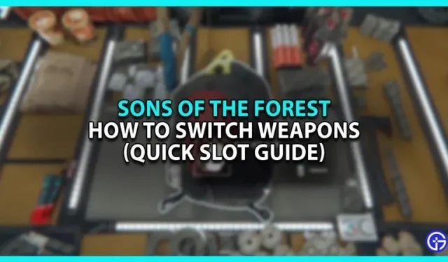 Hoe wapens te veranderen in Sons Of The Forest
