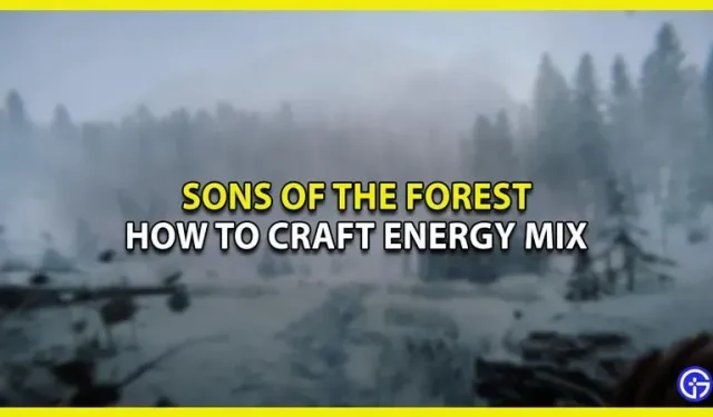 Como criar uma mistura de energia em Sons Of The Forest
