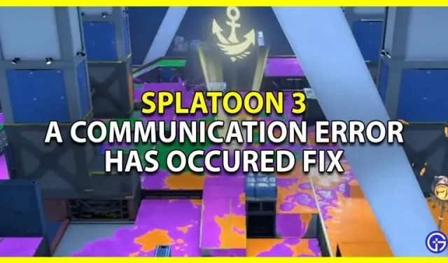 Splatoon 3 Kommunikationsfejl rettet