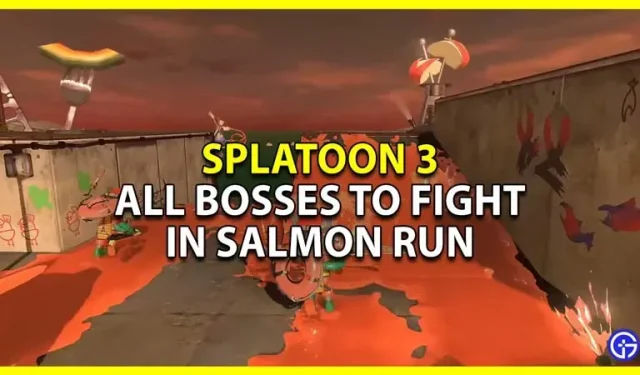 Splatoon 3: Seznam všech lososích bossů v Salmon Run