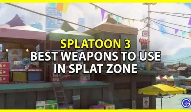 Splatoon 3: de beste wapens om te gebruiken in de Splat Zone