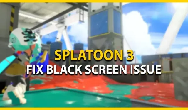 Splatoon 3: Så här fixar du problemet med svart skärm