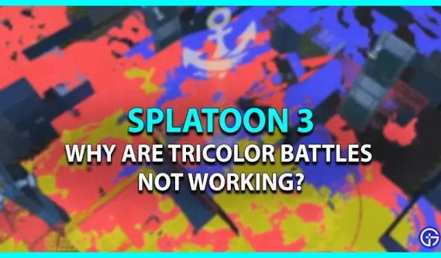 Splatoon 3 Tricolor matches not working Problem: how to fix?