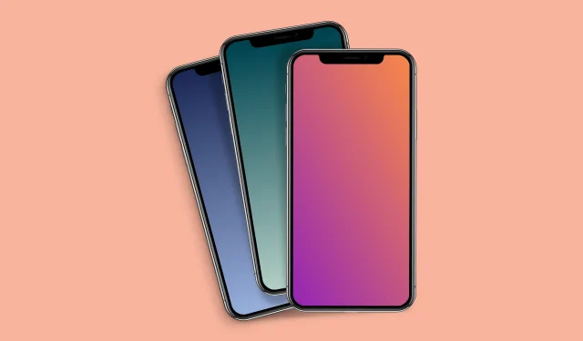 Smooth Spring Gradient Wallpaper Pack iPhone’ile