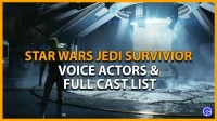 Jedi Survivor: stemacteurs en hele castlijst uit Star Wars