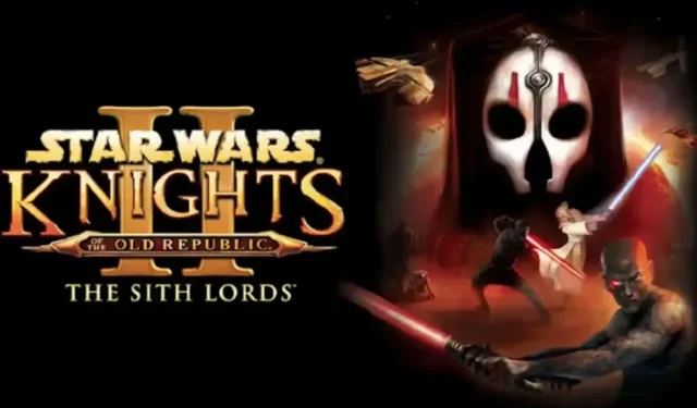Star Wars : Knights of the Old Republic II sortira sur Nintendo Switch le 8 juin.