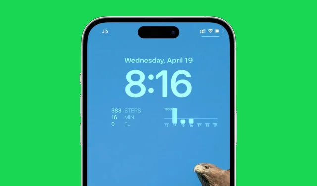 Kaip pridėti kasdienį žingsnių skaičių prie „iPhone“ užrakinimo ekrano