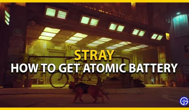 Stray: cómo conseguir una batería atómica