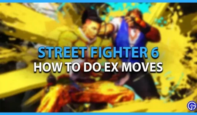 Street Fighter 6 EX 무브: 사용 방법