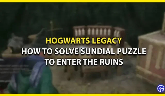 Sådan løses solur-puslespillet for at komme ind i ruinerne i Hogwarts Legacy