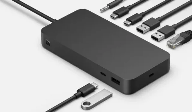 Microsoft’s new Surface Dock ditches proprietary port and uses Thunderbolt 4