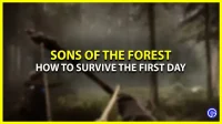 Sons of the Forest: Hoe overleef je je eerste dag?