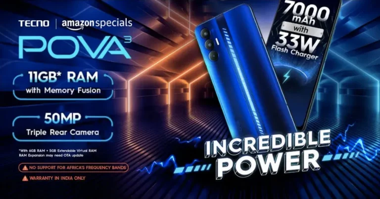 Tecno Pova 3 India Launch Date Set for June 20th: Specs Expected