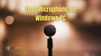 How to check the microphone on a Windows PC