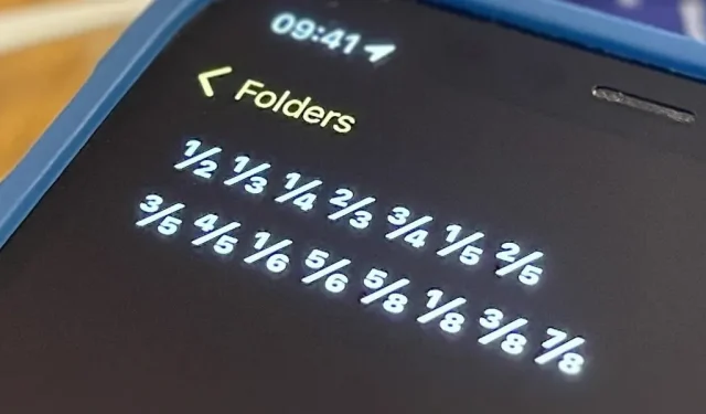 Hay una manera fácil de escribir fracciones como caracteres individuales en el teclado de tu iPhone.