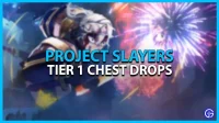 „Project Slayers“ 1 pakopos krūtinės lašai, retumas, fermos ir kt