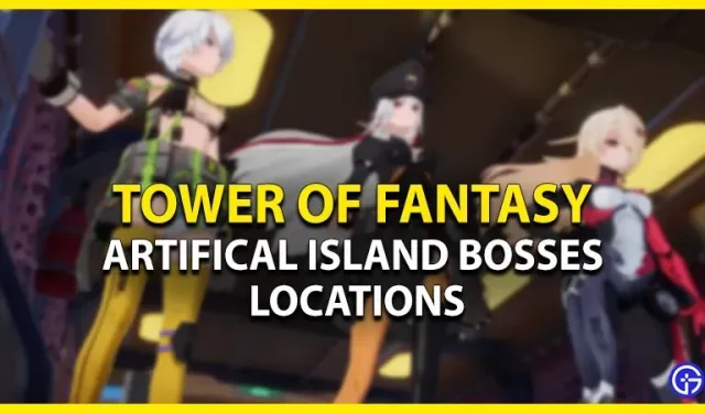 Toren van fantasie kunstmatige eilandbazen Locaties