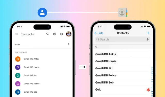 iPhone 또는 컴퓨터를 사용하여 모든 Google 연락처를 iCloud로 전송하는 방법