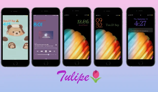 Tulipe는 탈옥에 잠금 화면 UI보다 더 많은 사용자 지정 기능을 제공합니다.