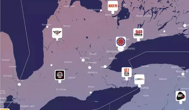 TuneIn coloca suas estações de rádio favoritas em um mapa mundial interativo