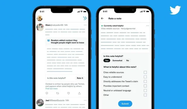 Twitter beginnt mit der Einführung seiner Community Notes