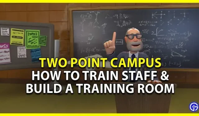 Two Point Campus: How to Train Staff and Build a Practice Room