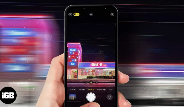 Kaip naudoti naktinį režimą „iPhone“ fotoaparate (išsamus vadovas)