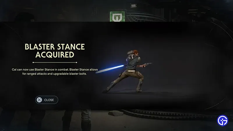 kuinka avata blaster-asenne Star Wars Jedi Survivorissa