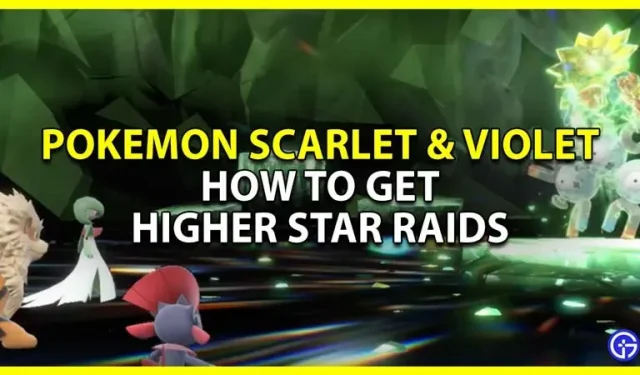 Pokemon Scarlet Violet: kuidas saada kõrgemaid tähtede Terareid