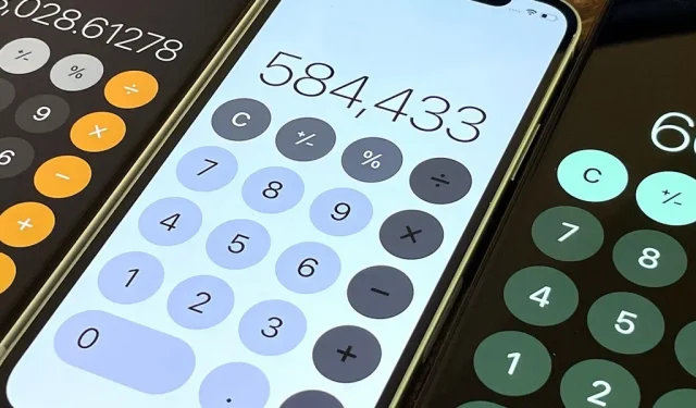 Cómo actualizar la apariencia de la calculadora de tu iPhone con estas sencillas modificaciones de color