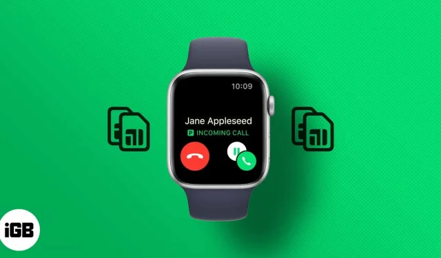 Cómo usar dual SIM con los modelos Apple Watch GPS + Cellular