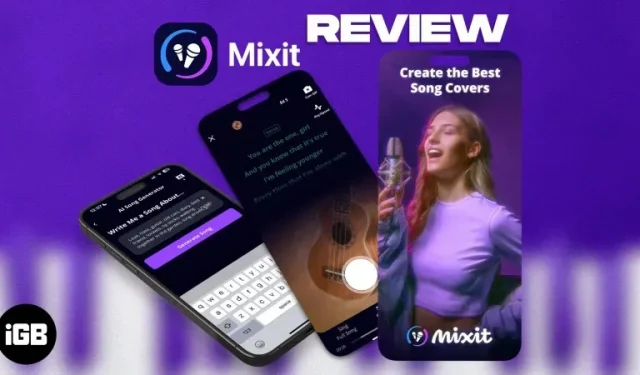 Mixit 앱을 사용하여 좋아하는 노래를 커버하세요