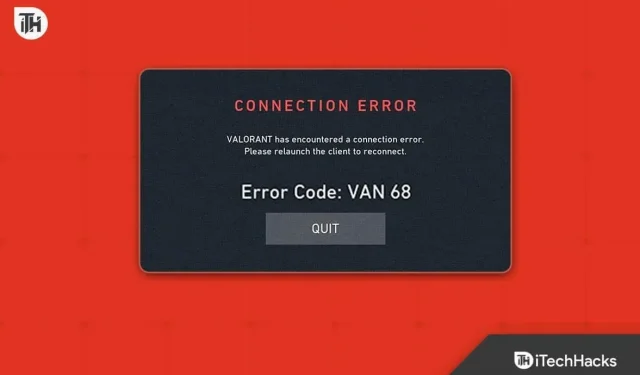 Valorant Van 오류 코드 68을 수정하는 방법