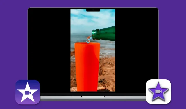 Como editar e salvar vídeos verticais no iMovie para Mac, iPhone e iPad sem barras pretas