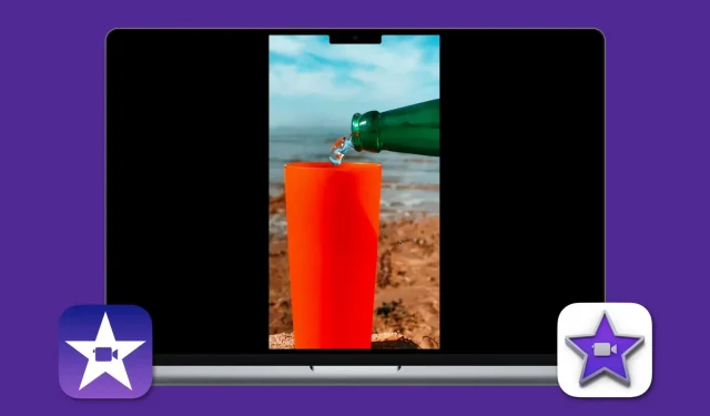 Cómo editar y guardar videos verticales en iMovie para Mac, iPhone y iPad sin barras negras