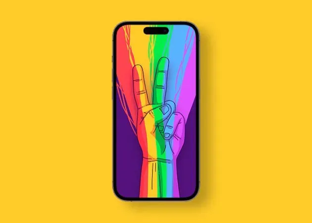 Victory Pride Month tapet för iPhone 
